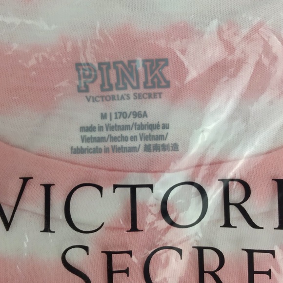 Pink Victoria’s Secret Girlfriend Tie Dye Tee - Picture 6 of 9